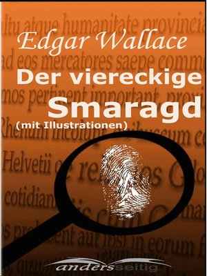 cover image of Der viereckige Smaragd (mit Illustrationen)